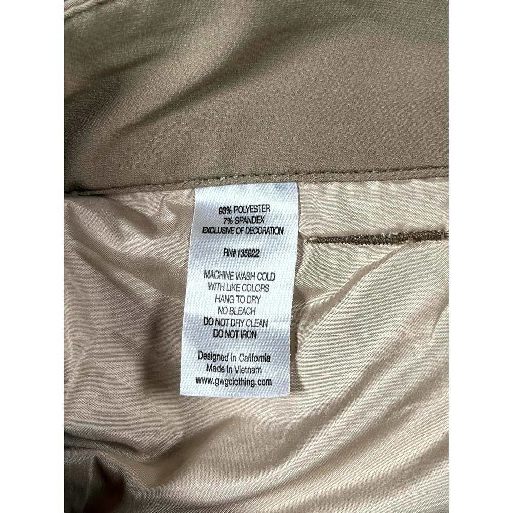 Girls With Guns Bootcut Cargo Pants Womens Medium Beige Stretch Hiking Outdoor - Picture 7 of 10